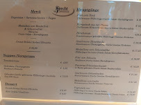 Menu du Das Landgasthaus Specht à Aerzen