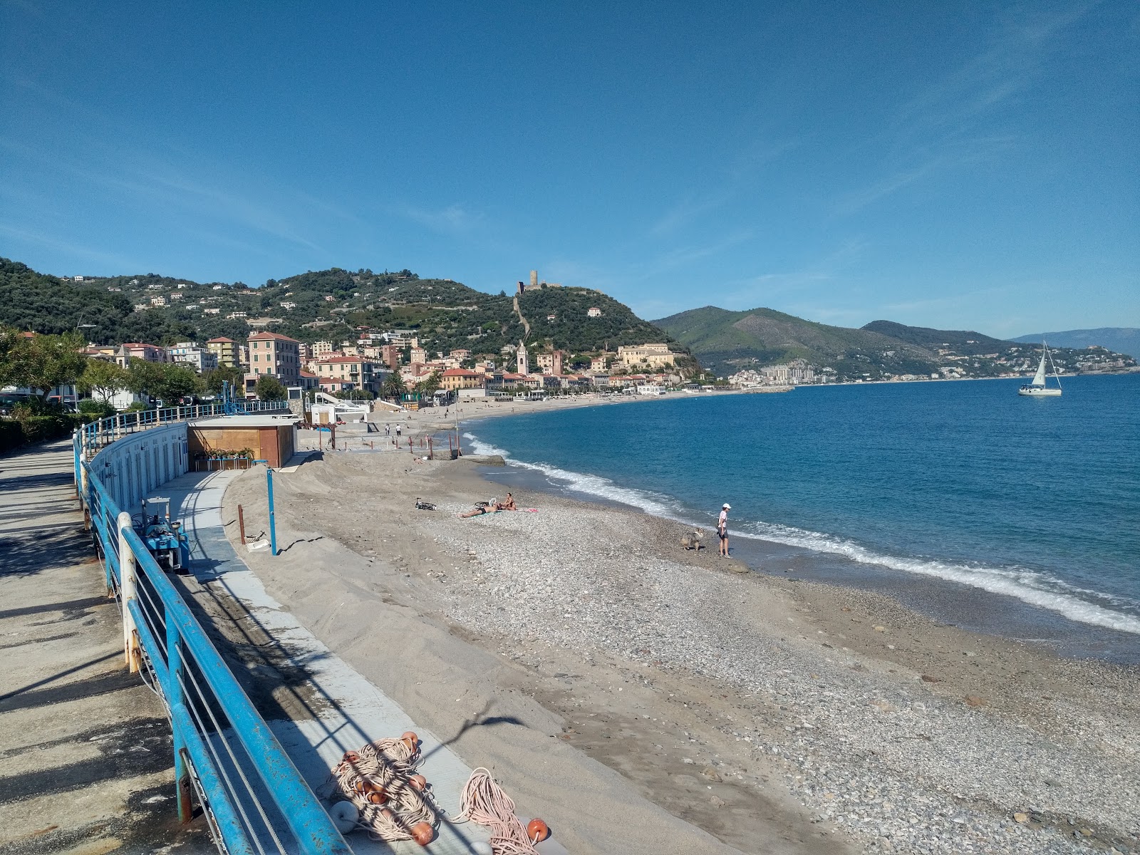 Foto de Spiaggia di Noli área de complejo turístico de playa