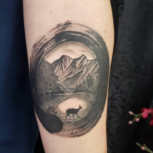 Explore ethiopian tattoo ideas, creative tattoo ideas in Mebane, available at The Cardinal Skin Art & Gallery