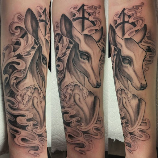 Explore coy fish tattoo ideas, creative tattoo ideas in San Marcos, available at One & Only Tattoo