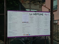 Restaurant Le Neptune à Collioure menu