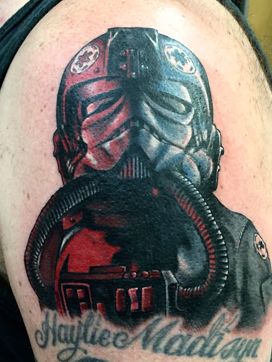 Explore father daughter tattoos ideas, creative tattoo ideas in San Diego, available at Funhouse Tattoo