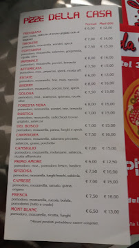 Pizzas à emporter Da Michele à Caneva - menu / carte