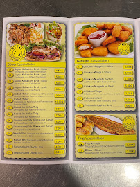 Menu / carte de Super Döner à Mannheim