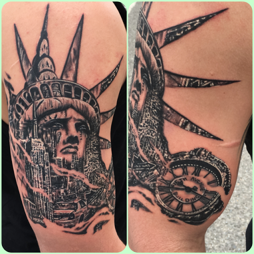 Explore leopard print tattoo ideas, creative tattoo ideas in Staten Island, available at Ink Couture, NYC