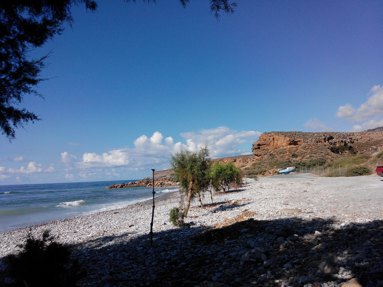Foto van Castello beach en de nederzetting