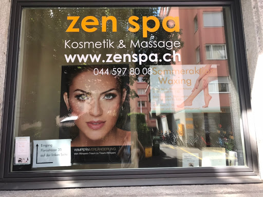 zen spa Kosmetik & Massage, Wimpernverlängerung Duangjai Rogatsch Zürich