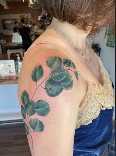 Explore coy fish tattoo ideas, creative tattoo ideas in Arvada, available at Keepsake Studio