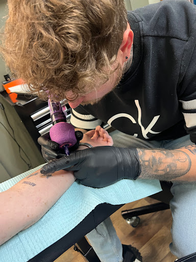 Explore london name tattoo ideas, creative tattoo ideas in Vincennes, available at Silver Owl Tattoo