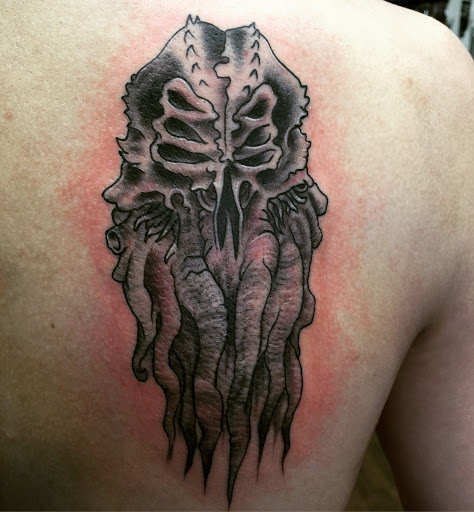 Explore dark romance book tattoo ideas, creative tattoo ideas in Benton, available at Three KingsTattoos