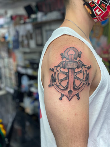 Explore fire dept tattoo ideas, creative tattoo ideas in Baltimore, available at Saints & Sinners Tattoos (NO piercings)