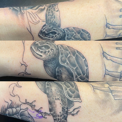 Explore faith over fear tattoo ideas, creative tattoo ideas in Goshen, available at Goshen Ink Therapy And Body Piercing