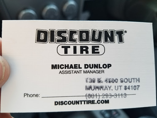 Tire Shop «Discount Tire Store - Murray, UT», reviews and photos, 120 E 4500 S, Murray, UT 84107, USA