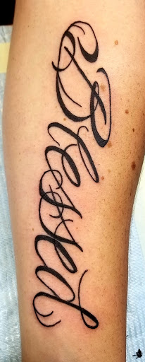 Explore birth year tattoo ideas, creative tattoo ideas in Meridian, available at SK-Tattoo1