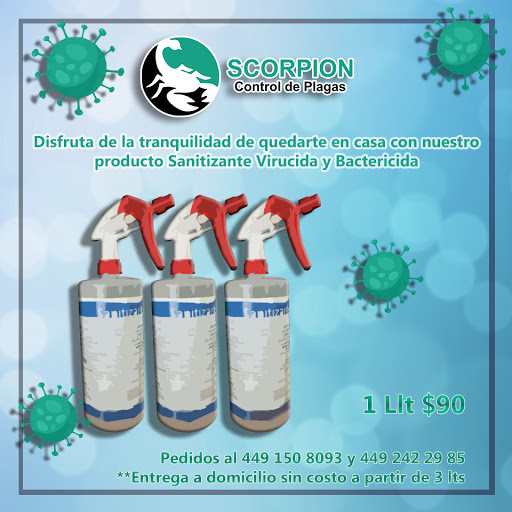 Fumigadores baratos en Aguascalientes Scorpion Control De Plagas