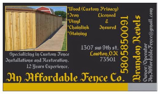 STRAIGHT LINE FENCING AND SPRINKLERS in Lawton, Oklahoma