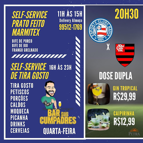 Número de telefone de Bar dos Cumpadres