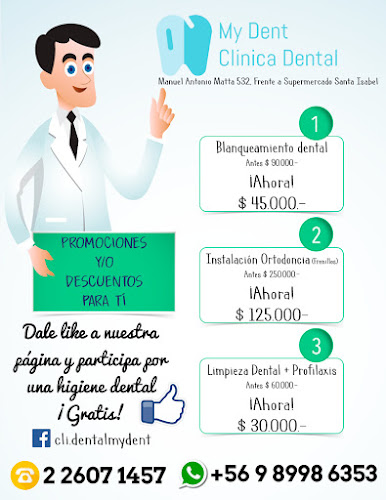 Opiniones de Clinica Dental My Dent en Quilicura - Médico