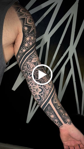 Explore half leg sleeve tattoo ideas, creative tattoo ideas in Prescott, available at BlackGold Tattoo