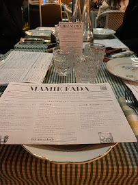 Mamie Fada à Angers menu