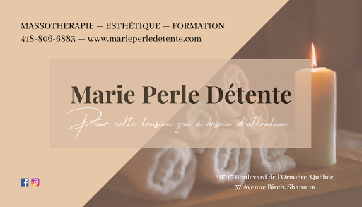 Marie Perle Détente Massothérapie et Esthétique Loretteville