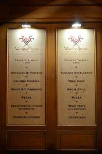 Menu du Vecchia Firenze Art Wine Restaurant à Florence