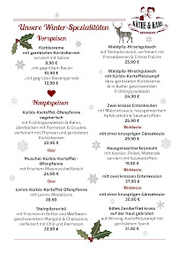 Menu du Restaurant Käthe & Karl à Dornum