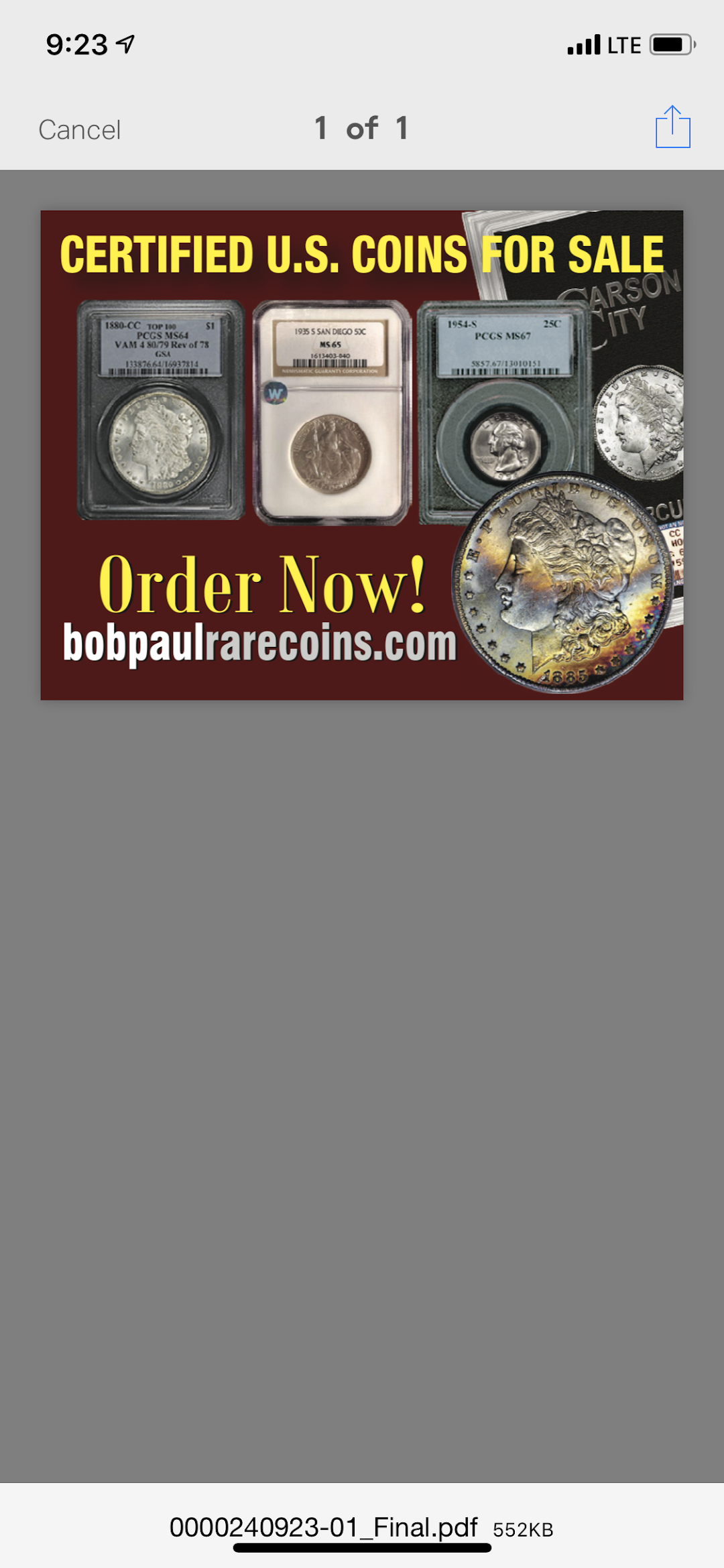 Bob Paul Rare Coins