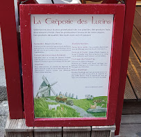 Menu / carte de Crèperie des Lutins à Saint-Malo