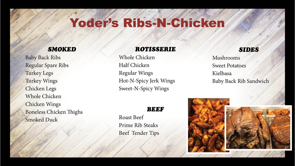 Yoder's Ribs & Chickens 20772