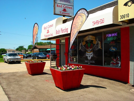 Tattoo Shop «Red Crown Tattoos INC», reviews and photos, 30612 Ford Rd, Garden City, MI 48135, USA