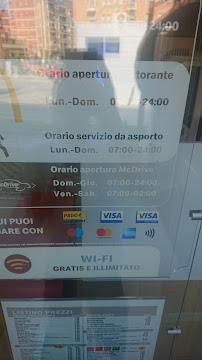 Carte du McDonald's Milano Via Forze Armate à Milan