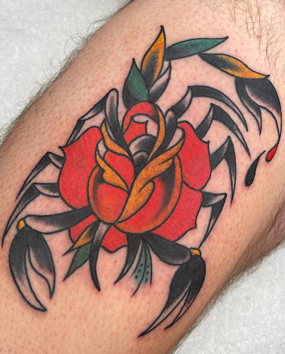 Explore how to train your dragon tattoo ideas, creative tattoo ideas in Johnson City, available at Gold Cross Tattoo Co.