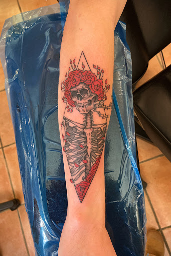 Explore tattoo sleeve filler ideas, creative tattoo ideas in Sioux Falls, available at Sixth Dimension Tattoo Collective