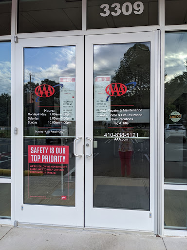 Auto Insurance Agency «AAA Bel Air Store», reviews and photos, 520 Baltimore Pike, Bel Air, MD 21014, USA