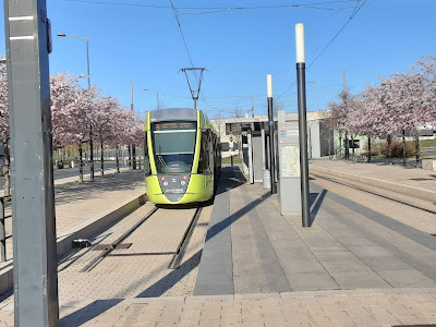 Station tramway Neufchâtel à Reims