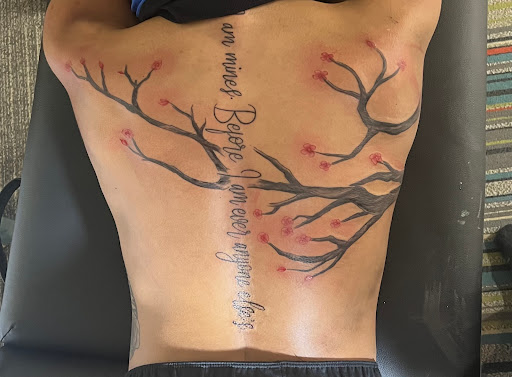 Explore be still tattoo ideas, creative tattoo ideas in Gulfport, available at Phantom Art Studio
