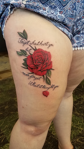 Explore half sleeve tattoo ideas black and grey, creative tattoo ideas in Caldwell, available at Craigs Tattoo Co