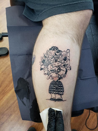 Explore machinist tattoo ideas, creative tattoo ideas in Cocoa, available at Rorschach Tattoo Shop and Piercing Studio