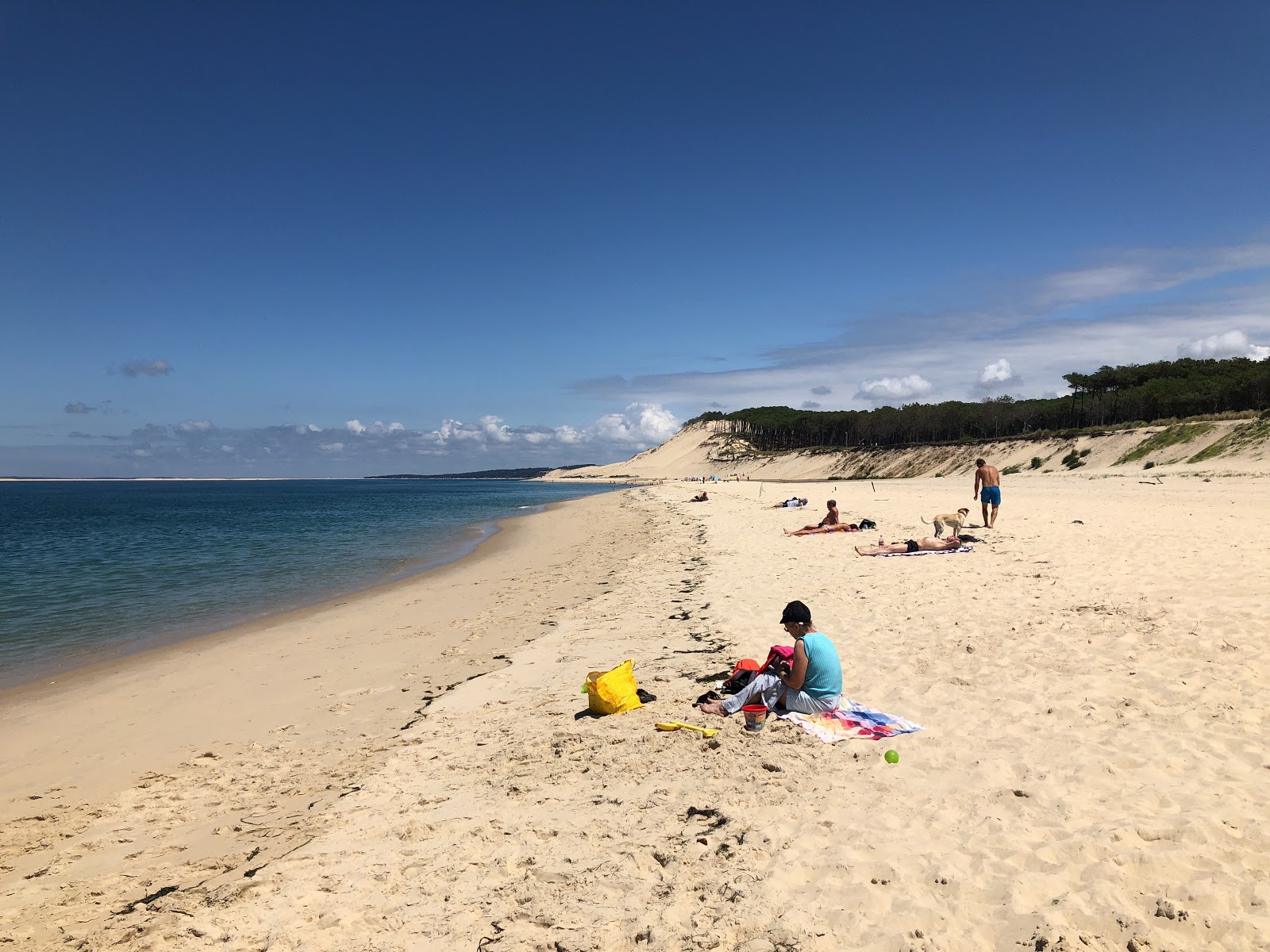 Foto av Plage du Petit Nice med vit fin sand yta