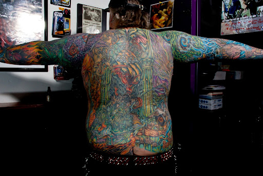 Explore women's tattoo placement ideas, creative tattoo ideas in Green Bay, available at Darkside Tattoo By Jesse Skywalker