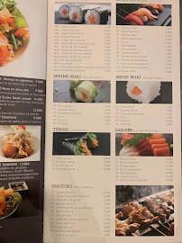 Restaurant de sushis Ichigo Sushi à Orgeval (la carte)