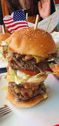 Hamburger du Restaurant de hamburgers Little Rock Diner à Antibes - n°4