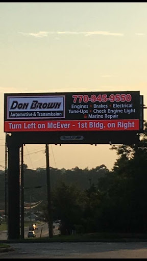 Auto Repair Shop «Don Brown Automotive And Transmission», reviews and photos, 3292 McEver Rd, Buford, GA 30518, USA