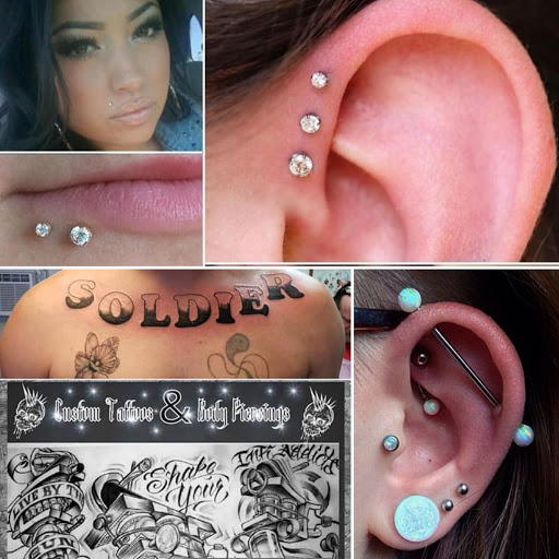 Explore tattoo ideas on tricep, creative tattoo ideas in Elko, available at Custom Tattoos and Body Piercing Studio