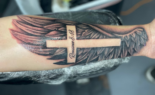 Explore nerd tattoo ideas, creative tattoo ideas in Meridian, available at Creative Pain Tattoo Studio