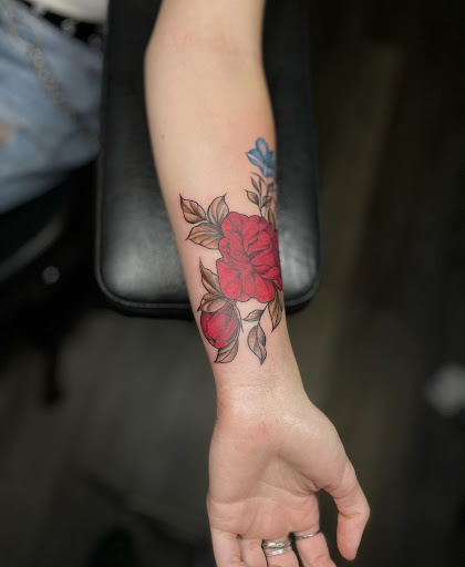 Explore sleeve tattoo ideas for women, creative tattoo ideas in Peoria, available at Modern Ink Tattoo