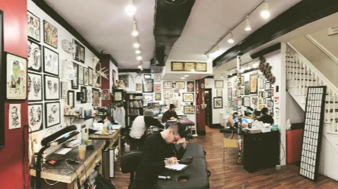 Tattoo Shop «Heroes & Ghosts Tattoo», reviews and photos, 3035 W Cary St, Richmond, VA 23221, USA