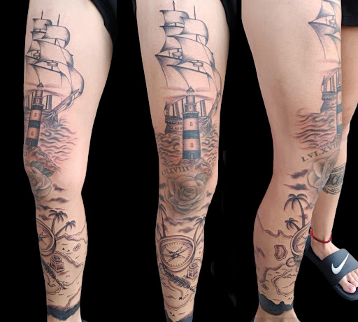 Explore irish flag tattoo ideas, creative tattoo ideas in Orange Park, available at All Aces Tattoo and Body Piercing LLC