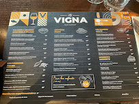 Restaurant La Vigna à Nice (la carte)